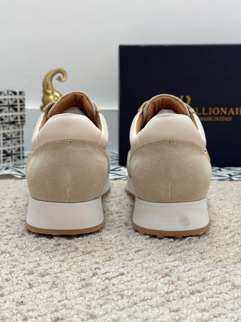 BILLIONAIRE BLSK CPRT Shoes Cowhide 2025 new embroidery fashion quality comfort motion Men‘s European size 39-45 Black Shoes