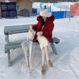 Fur Loafers Flat Shoes Women's Suede Slippers 2025 Quality Casual Shoes Women's Winter Wool Snow Boots