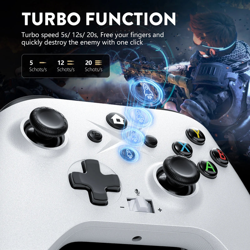 Gaming Controller for Xbox One/Series S/X/PC Console Joystick Wireless 2.4G Remote Control Gamepad supports Windows 7/8/10 Above