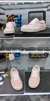 Women Low Top Casual Shoes Summer Breathable Retro Denim Lace Up Men Thick Sole Increase Height Ro Luxury Designer Flat Sneakers