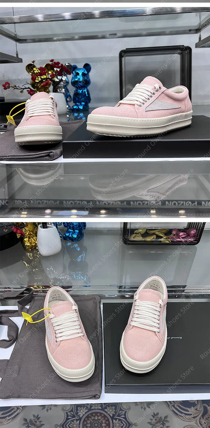 Women Low Top Casual Shoes Summer Breathable Retro Denim Lace Up Men Thick Sole Increase Height Ro Luxury Designer Flat Sneakers