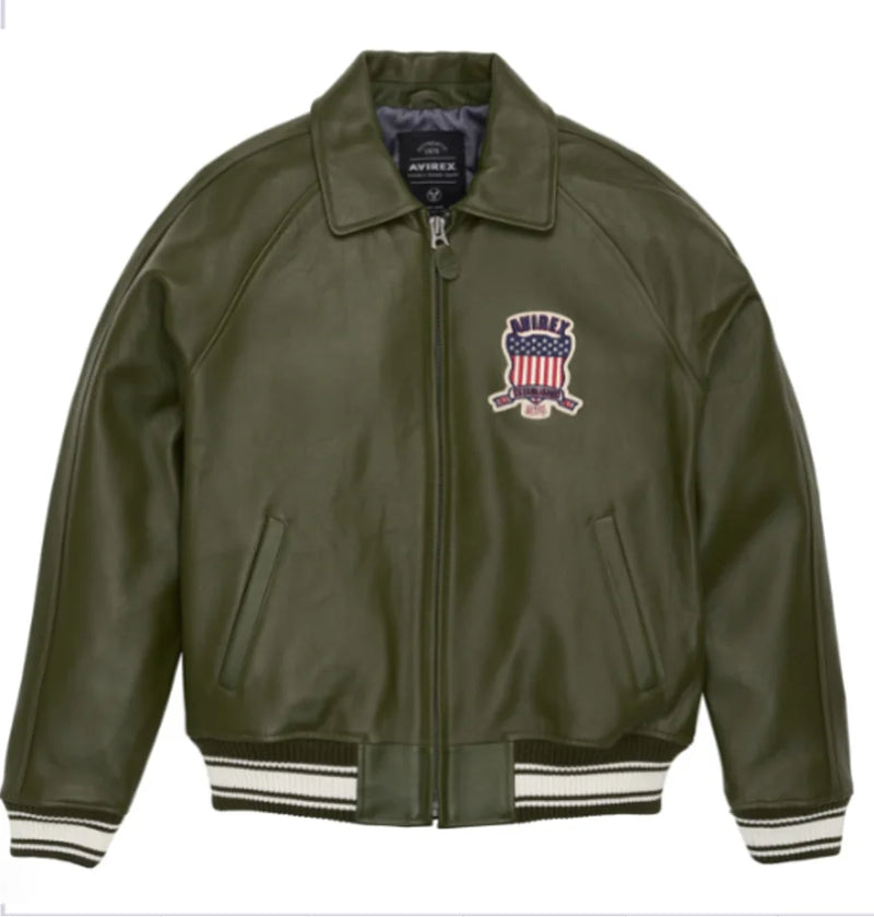 Europe US plus size Men Hip Hop Sheep skin Varsity Jacket Embroidered Diamond Classic Casual Sport genuine leather Coat clothing