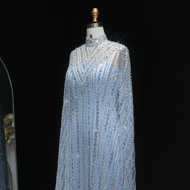 Sharon Said Luxury Dubai Caftan Abaya Kaftan Arabic Evening Dress 2025 Elegant Women Wedding Formal Party Gowns SS691 Customized