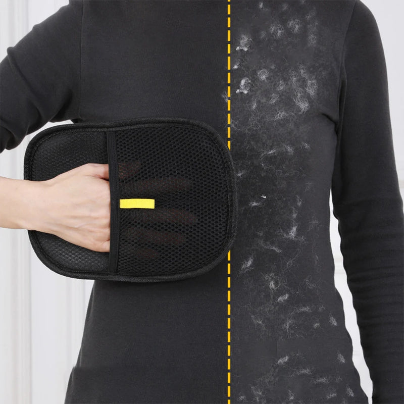 Pet Hair Remover Mitt Pet Grooming Gloves for Dog Cat Rabbit with Long/Short/Curly Hair