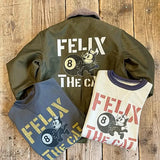 TOYS (Felix) Black "8" US Initial N-1 Navy Model 1943 Deck Clipped Jacket