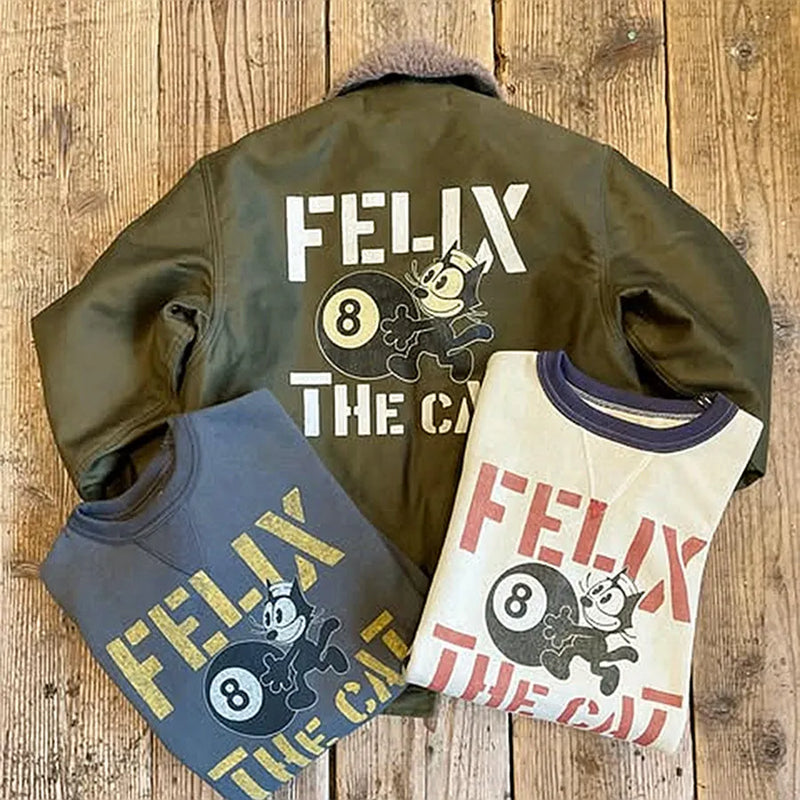 TOYS (Felix) Black "8" US Initial N-1 Navy Model 1943 Deck Clipped Jacket