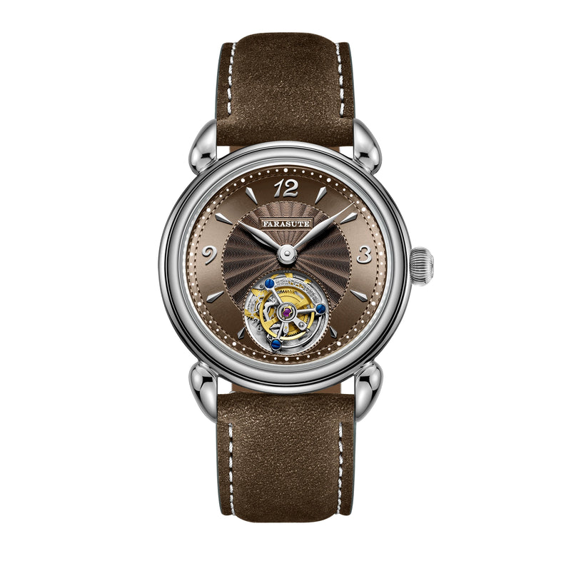 FARASUTE Tourbillon Sports Watch Men Luxury Watch Peacock Tourbillon Movement Sapphire Stainless Steel Waterproof Watch Relogio