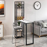 Iron Kitchen Bar Cabinet Industrial Living Room Modern Narrow Ideas Vertical Art Wine Rack Nordic Vitrine European Furniture