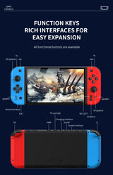 G90 7inch Portable Handheld Game Console 64GB 4000mAh High-Definition Arcade Nostalgic Retro TV Gaming Controller for PSP/PS1