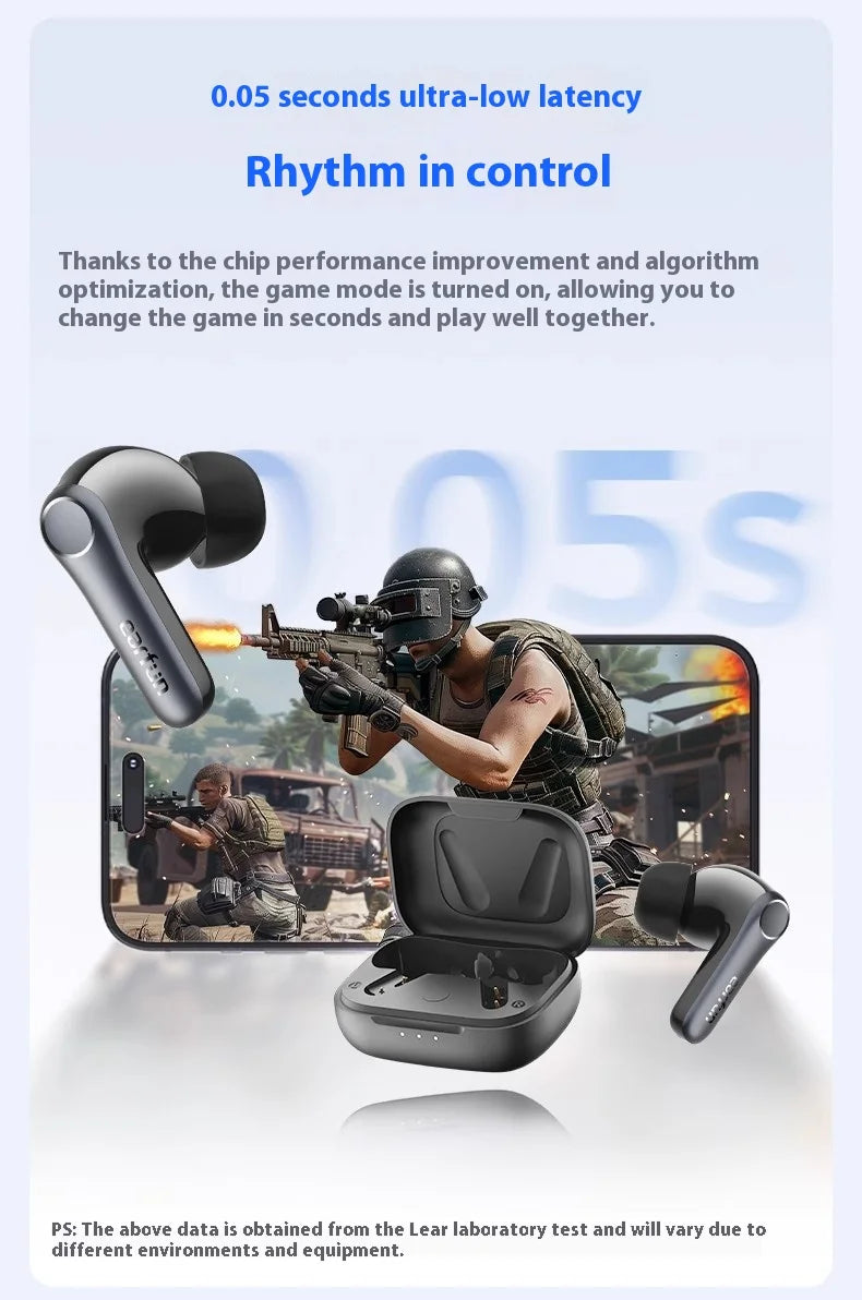 EarFun Air Pro 4 Wireless Earphone Active Noise Reduction HI-FI Bluetooth5.4 Earphones E-sports IPX5 Waterproof PC Gamer Headset