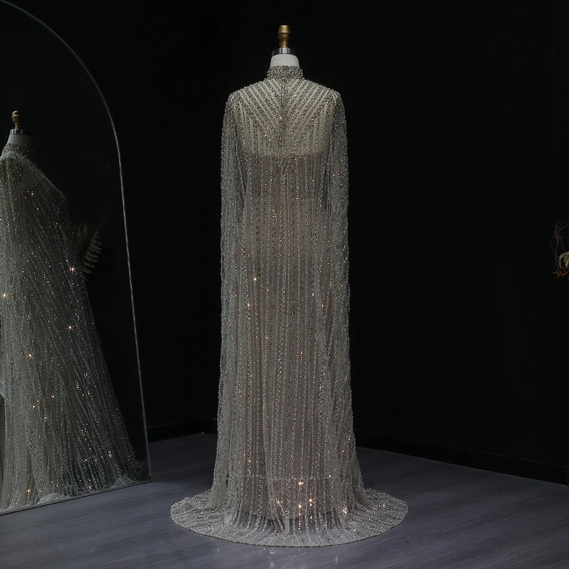 Sharon Said Luxury Dubai Caftan Abaya Kaftan Arabic Evening Dress 2025 Elegant Women Wedding Formal Party Gowns SS691 Customized