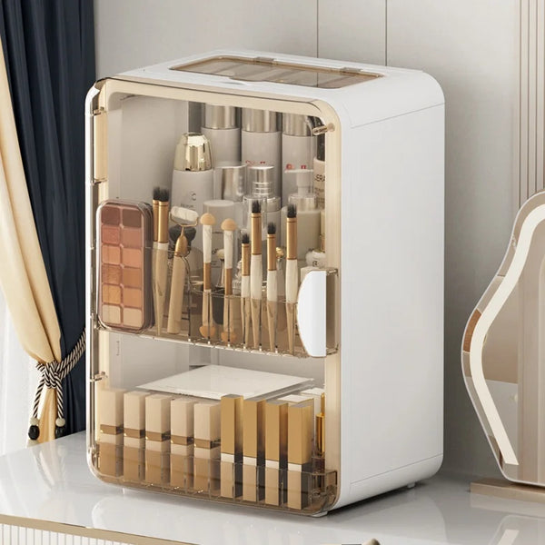 1 pcs Cosmetics storage box, desktop shelf, storage rack, dressing table, large-capacity skin care products storage cabinet