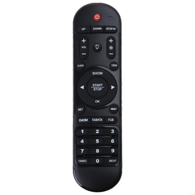 Gym Timer, Interval Clock with Clear LED, Crossfits Timer Countdown/Up Stopwatch, Wall Workout Timer with Remote for Gym