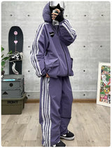 John Snow Fashion Waterproof Ski Suit Warm Breathable Snow Jacket And Pants For Men And Women Outdoor Sports Snowboard Clothing