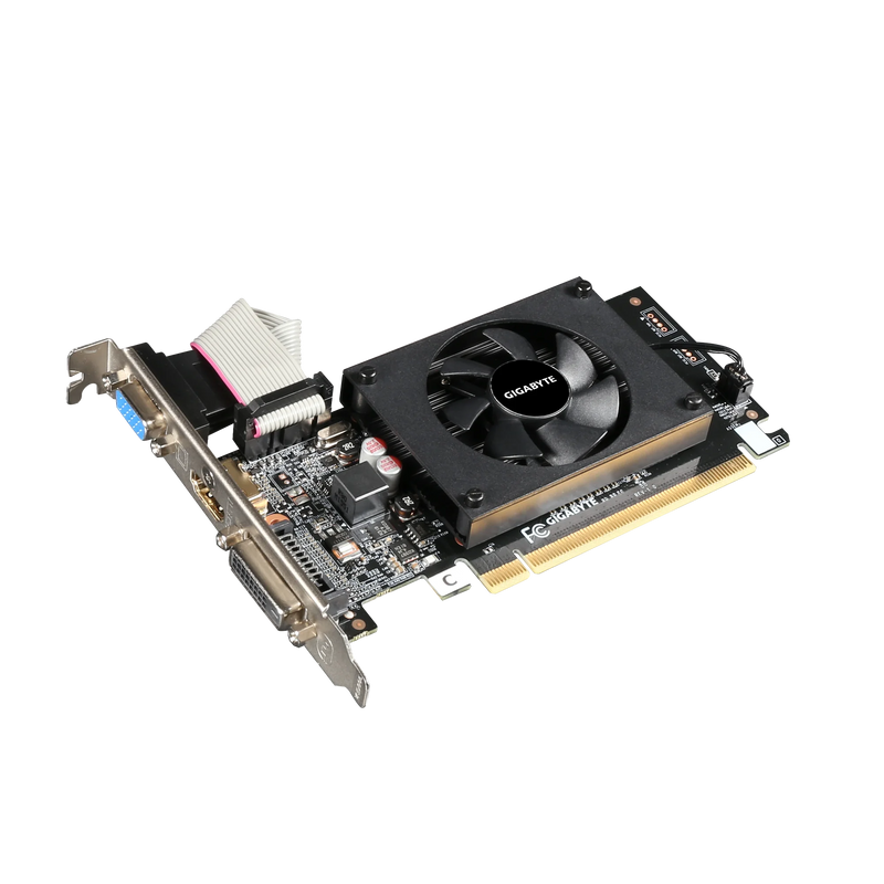 GIGABYTE GeForce GT710 2GB  Gaming Graphics Card GDDR3 64Bit NVIDIA Video Card GV-N710D3-2GL Gaming Video Card