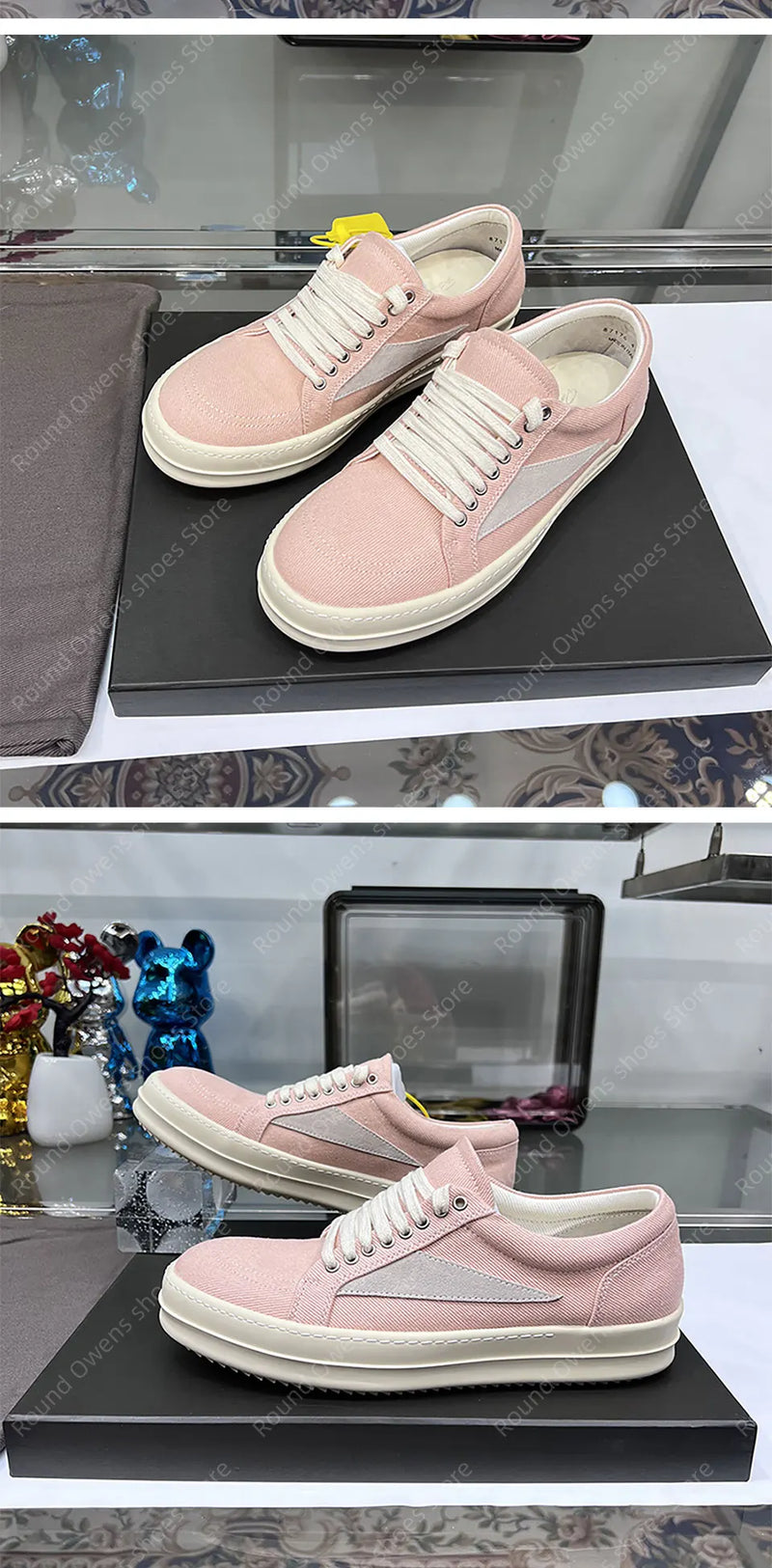 Women Low Top Casual Shoes Summer Breathable Retro Denim Lace Up Men Thick Sole Increase Height Ro Luxury Designer Flat Sneakers