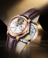 TOPHILL Tourbillon Watch for Men Automatic Movement Luxury watch Power reserve 5Bar Waterproof Sapphire glass