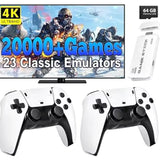 M15 4K Handheld Video Game Console 64G 20000+ Retro Games Wireless Gamepads HD Gaming Multi-Emulator Stick