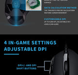 Logitech (G) G402 gaming mouse wired mouse e-sports mechanical macro programming mouse CSGO eating chicken computer competitive