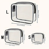 "Just a Girl Who Loves Makeup" clear cosmetic bag.