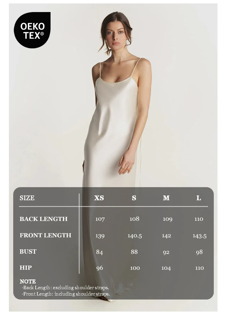 19Mm Silk Maxi Dress 100% Mulberry Silk Luxurious Women'S Evening Dresses 2025 Summmer Long Women'S Summer Dress