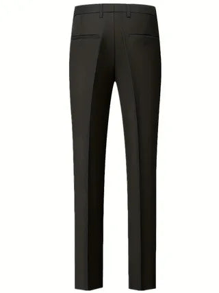 Pantsuit 2 Piece Set For Men Regular Fit Suit Double-Breasted Blazer Mens Office Wedding Outfit Customize