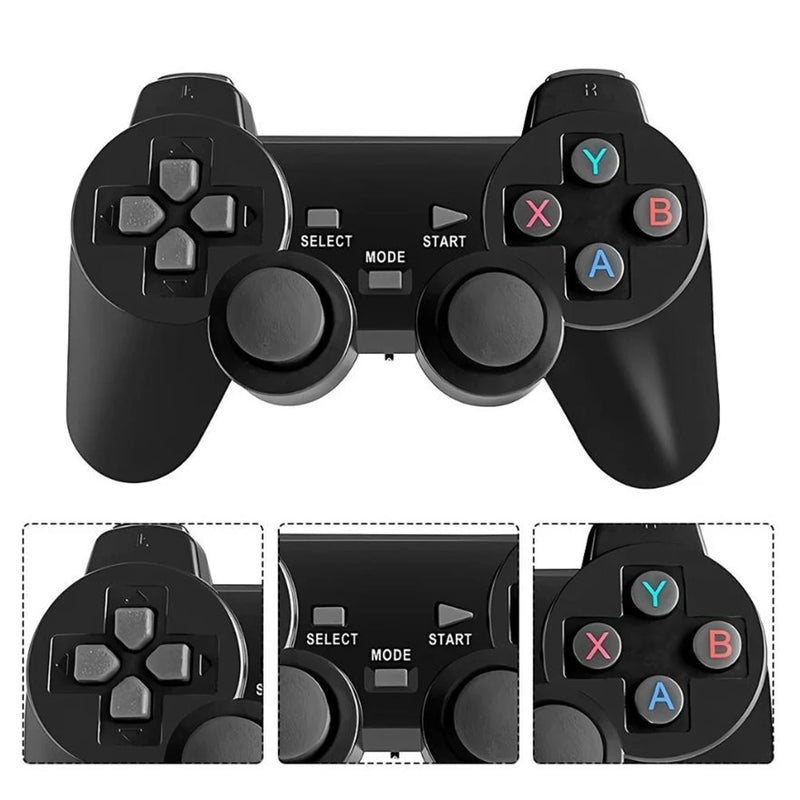 Gaming Console 58000 Games 256G TV Handheld Game Console 4K Wireless Gamepads HDMI-Compatible Wireless Controller for PS1 N64 DC