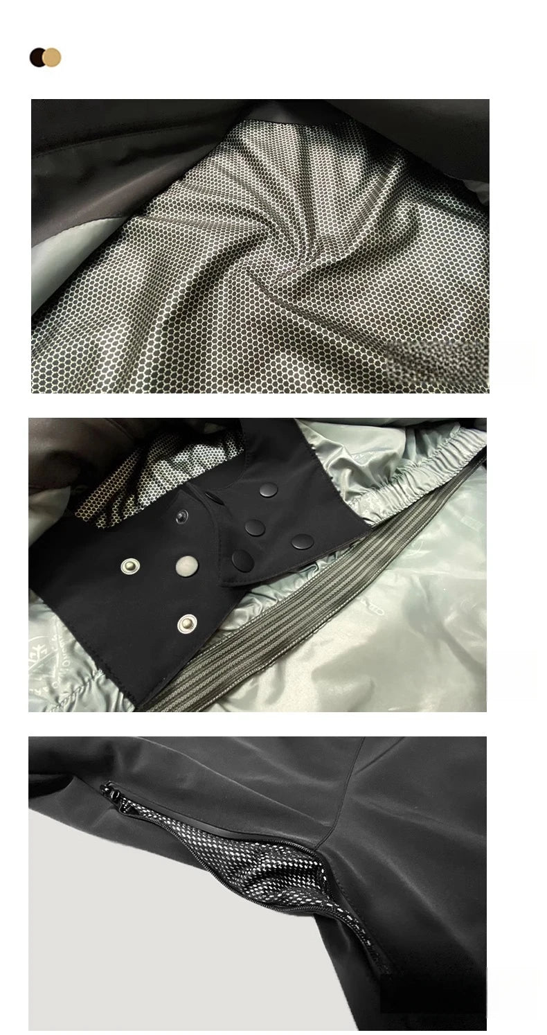 John Snow Fashion Waterproof Ski Suit Warm Breathable Snow Jacket And Pants For Men And Women Outdoor Sports Snowboard Clothing