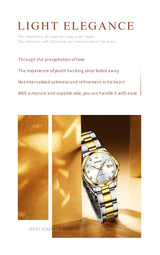 Original OUPINKE 3199 Swiss Automatic Mechanical Watch for Women Real Diamond Sapphire Mirror Ladies Watch Bracelet Set Gift NEW