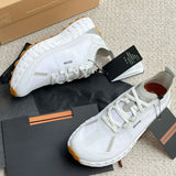 New Norda High-End Spring Summer Mens Running Shoes, Breathable Lace-Up Soft Sole, Non-Slip Cushioned Casual Low-Top Sneakers