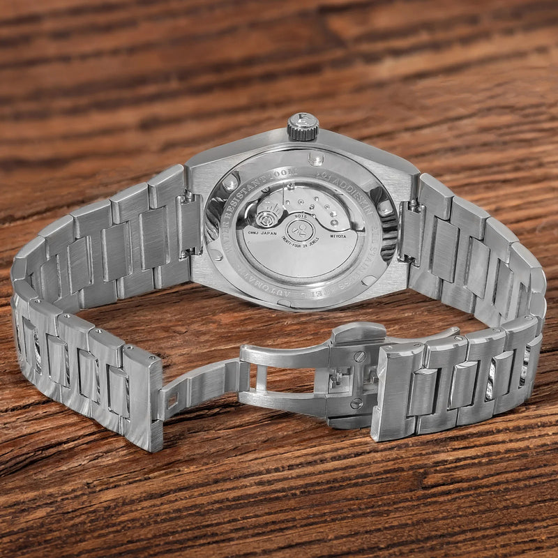 ADDIESKIN Luxury Stainless Steel Man Watch Sapphire Crystal Waterproof 39mm Luminous 9015 Automatic Mechanical Watches For Man