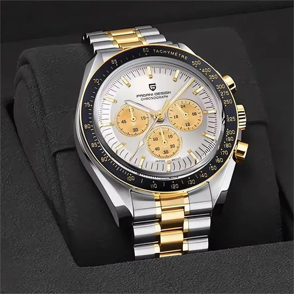 2025 New PAGANI DESIGN Brand  Moon  men Watches Auto Date Chronograph Wristwatch AR Sapphire mirror Waterproof  Watches