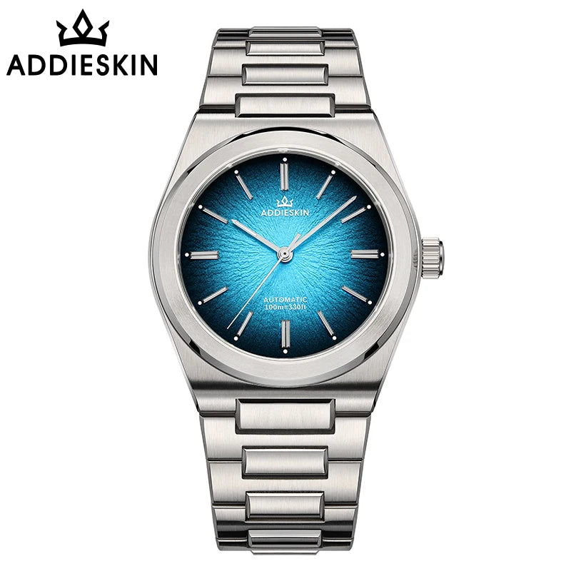 ADDIESKIN Luxury Stainless Steel Man Watch Sapphire Crystal Waterproof 39mm Luminous 9015 Automatic Mechanical Watches For Man