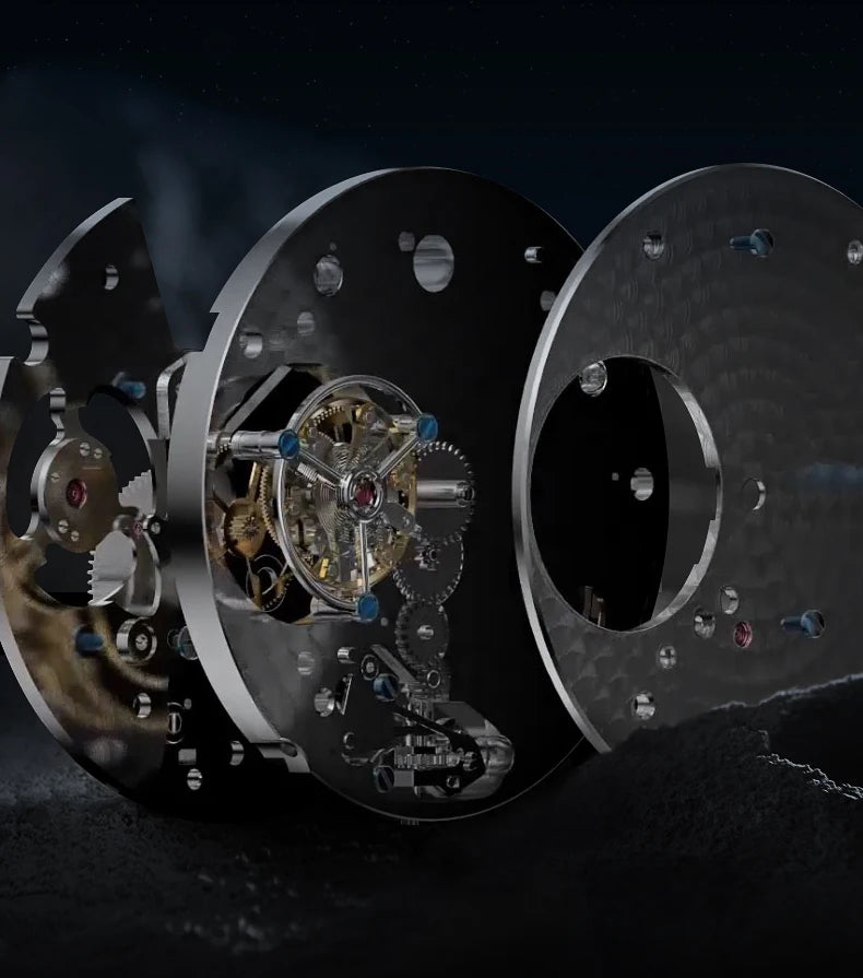 Seagull Tourbillon Men Watch ST8230 Manual Mechanical Vintage Skeleton Wristwatch Elegant Crocodile Strap Relogio Masculion 6144