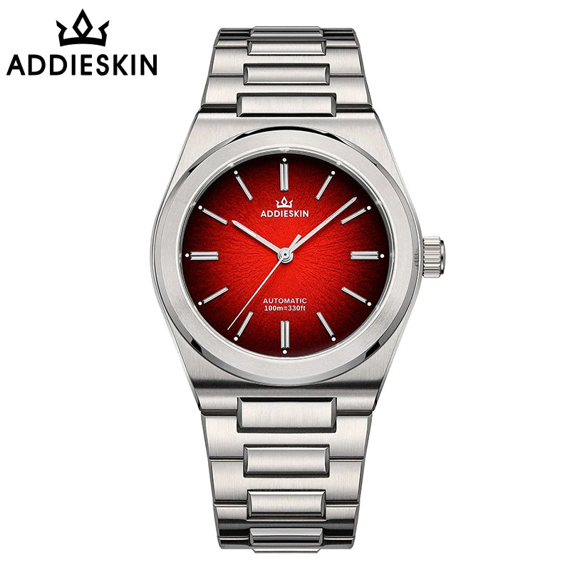 ADDIESKIN Luxury Stainless Steel Man Watch Sapphire Crystal Waterproof 39mm Luminous 9015 Automatic Mechanical Watches For Man