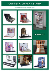 2022 New Style Counter acrylic Cylinder Cosmetic Skincare display stand Makeup Displays