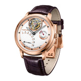TOPHILL Fashion Waterproof Tourbillon Watches For Men Automatic Movement Self-wind Men's Mechanical Wristwatch Sapphire Glass