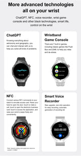 2025New Watch 5 Ultra Smart Watch 4GB Memory GPS Local Music TWS Earphones Fitness Tracker Health Smartwatches For Android iOS