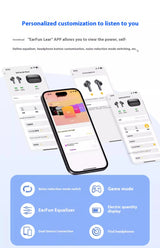 EarFun Air Pro 4 Wireless Earphone Active Noise Reduction HI-FI Bluetooth5.4 Earphones E-sports IPX5 Waterproof PC Gamer Headset