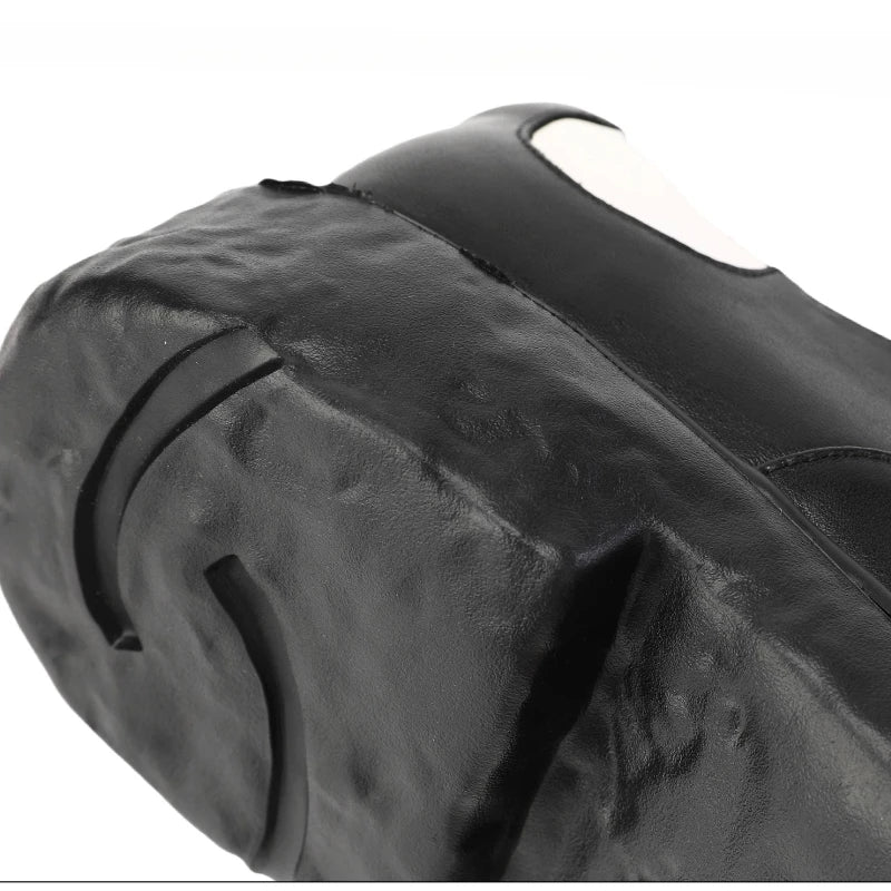 Sports Derby Shoes for Men's Trendy Fashion High-end Color Blocked Genuine Leather Breathable Casual Thick Sole Increasing Shoes