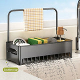 Kitchen Storage Rack Rag Drain Household Sink Sponge Shelf Faucet Dishwasher Sink Multi-function Storage Tool