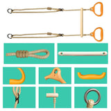 Swing Bar Gym Equipment Rings Bar Funny Ergonomic Stable Kids Game For Adults Children Backyard Playground Indoor Outdoor