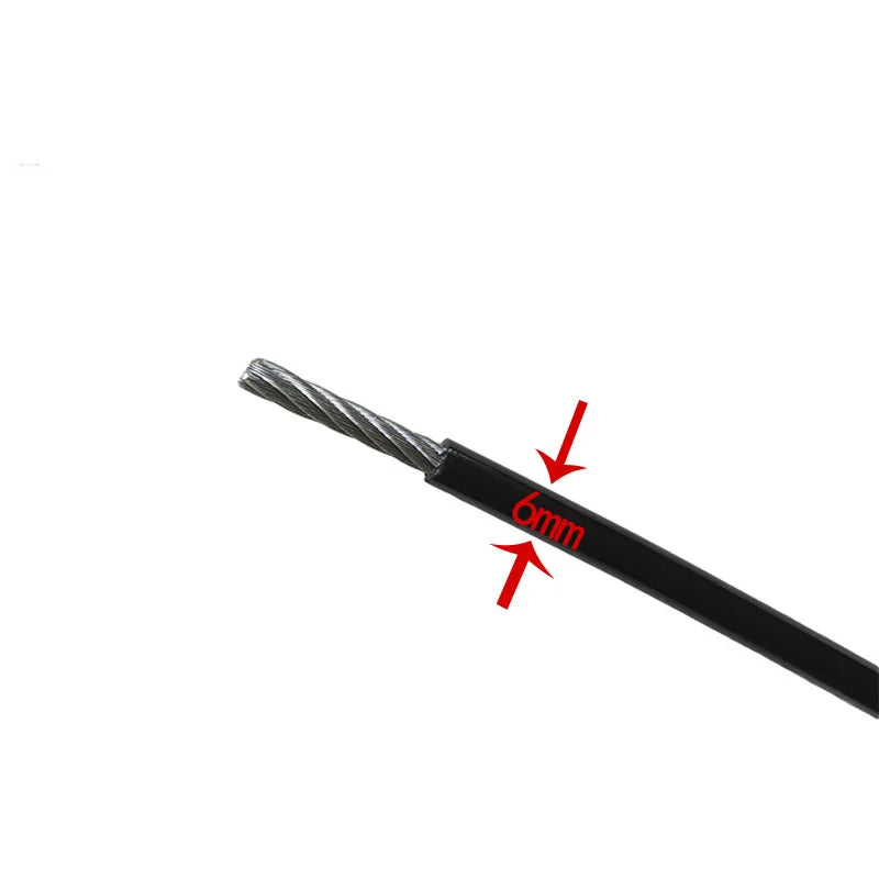 Gym Wire Rope Fitness Cable Pulley Machine System Heavy Duty Steel Wirerope for Home Gym Pull Down LAT Lift Pulley Bodybuilding