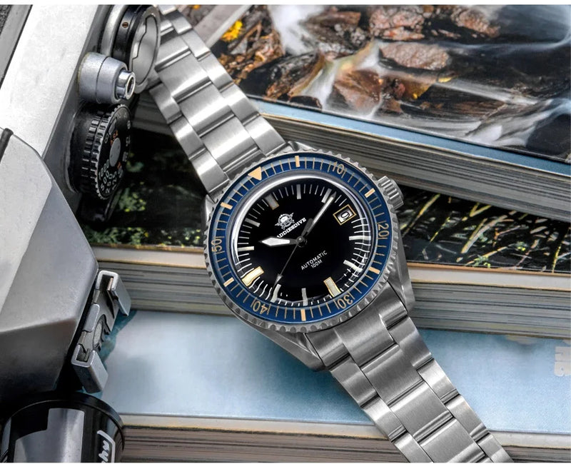 ADDIESDIVE 100m Waterproof Mechanical Watches Sapphire BGW9 Luminous NH35 Automatic Watch Stainless Steel Sports Diving Watches