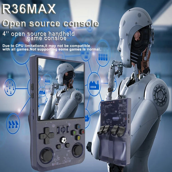 Video Gaming Console R36MAX Retro Handheld 18000+ HD Games offers IPS Screen Game Console Portable Consoles Emulators Devices
