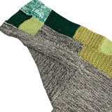 New Spring and Autumn Long Sleeve V-neck Cardigan loose hand-color matching design unique niche tide coat