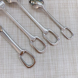 30Pcs Luxury Tableware Set 304 Stainless Steel Knife Fork Spoon Cutlery Set Elegant Dinnerware Set Creativity Hangable Design