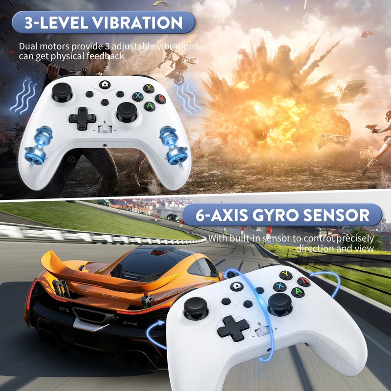 Gaming Controller for Xbox One/Series S/X/PC Console Joystick Wireless 2.4G Remote Control Gamepad supports Windows 7/8/10 Above