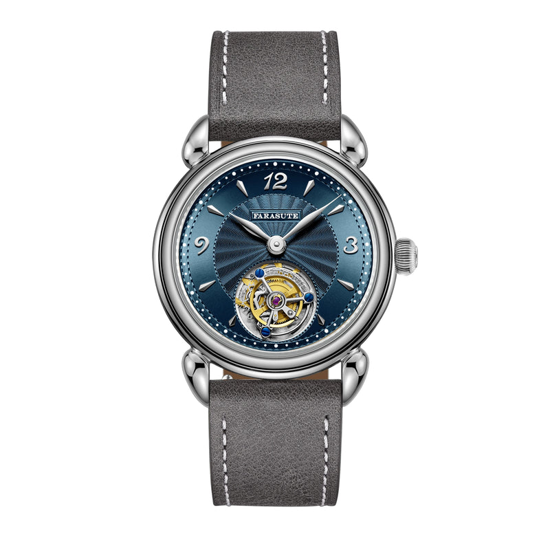 FARASUTE Tourbillon Sports Watch Men Luxury Watch Peacock Tourbillon Movement Sapphire Stainless Steel Waterproof Watch Relogio
