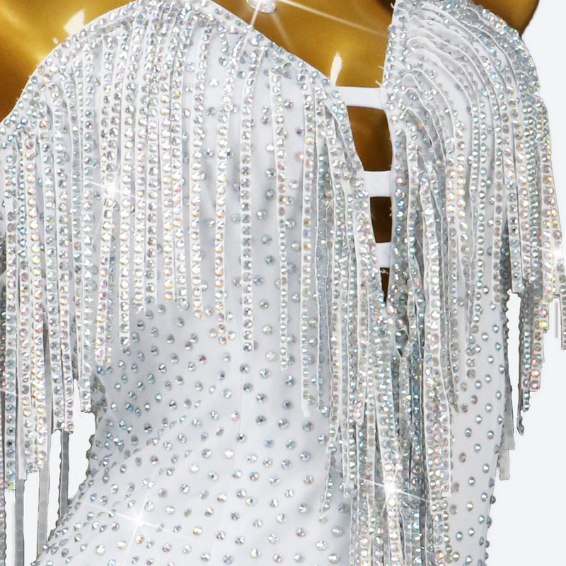 Clothes For Prom Latin Dance Dress Practice Cabaret Womens Costume Sexy Outfits Girls Sports Elegant Party Skirt 2025 Stage Wear